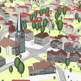 3D-Modell Gemeinde